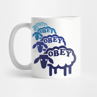 Obey Sheep Line Cool Mug